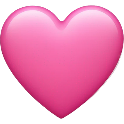 Pink heart emoji