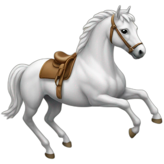 Cheval sur un cheval emoji