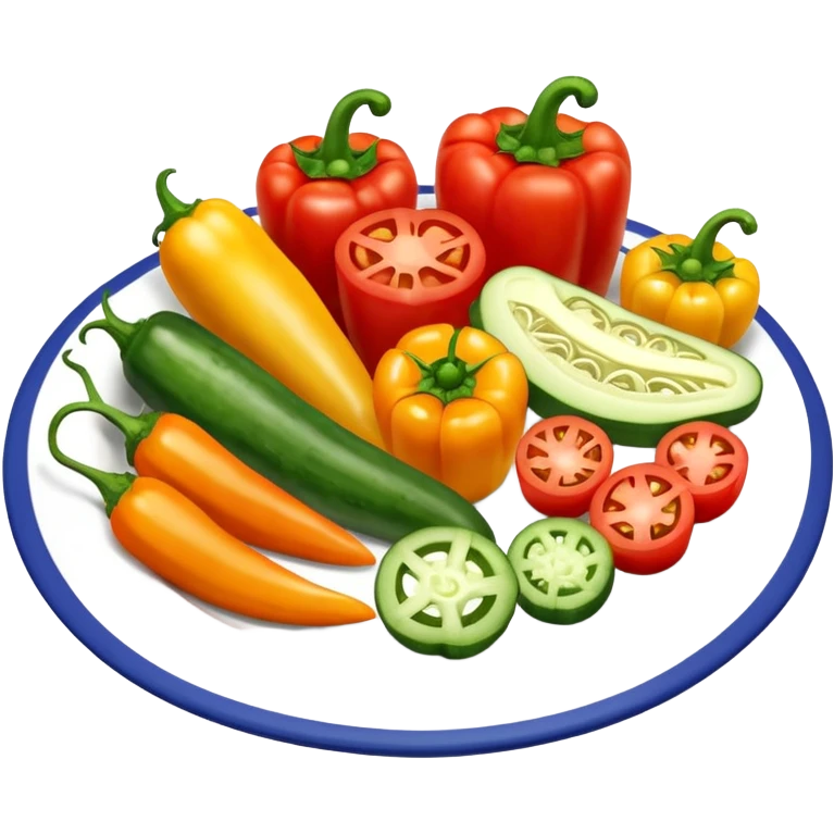 vegeterian dish emoji
