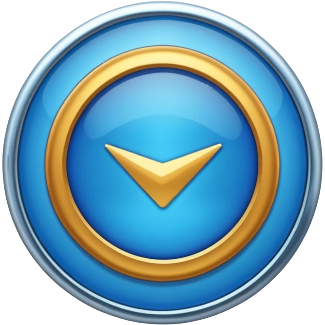 Generate a blue meta verified badge emoji