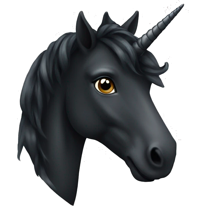 Black unicorn  emoji