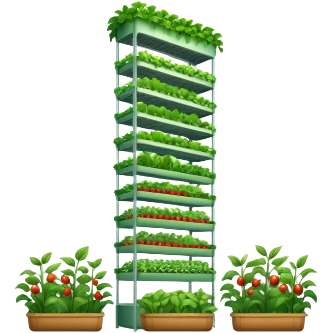 Vertical farms grow fresh produce in urban high-rises
 emoji