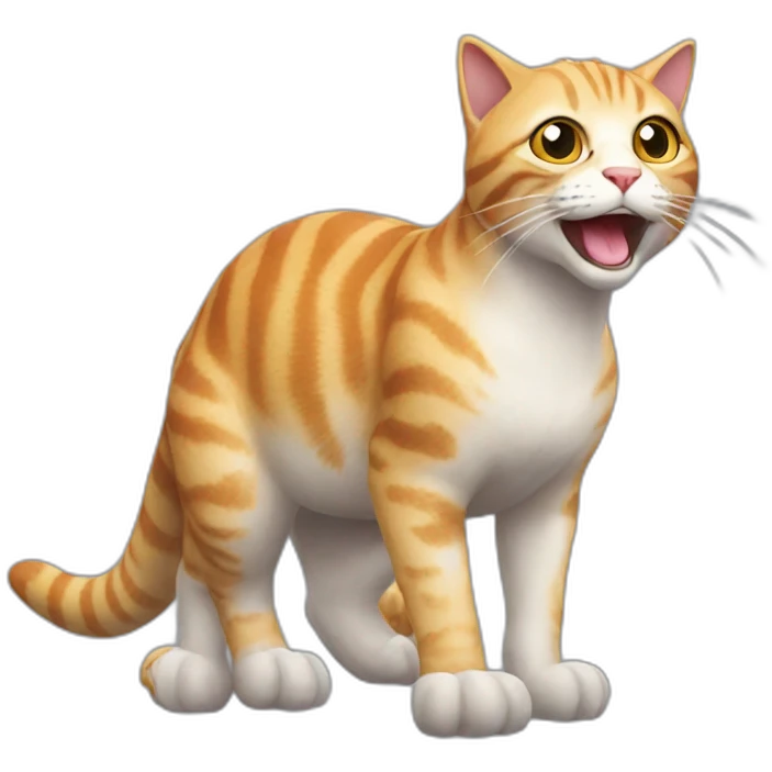Cat sur dinosaurs emoji