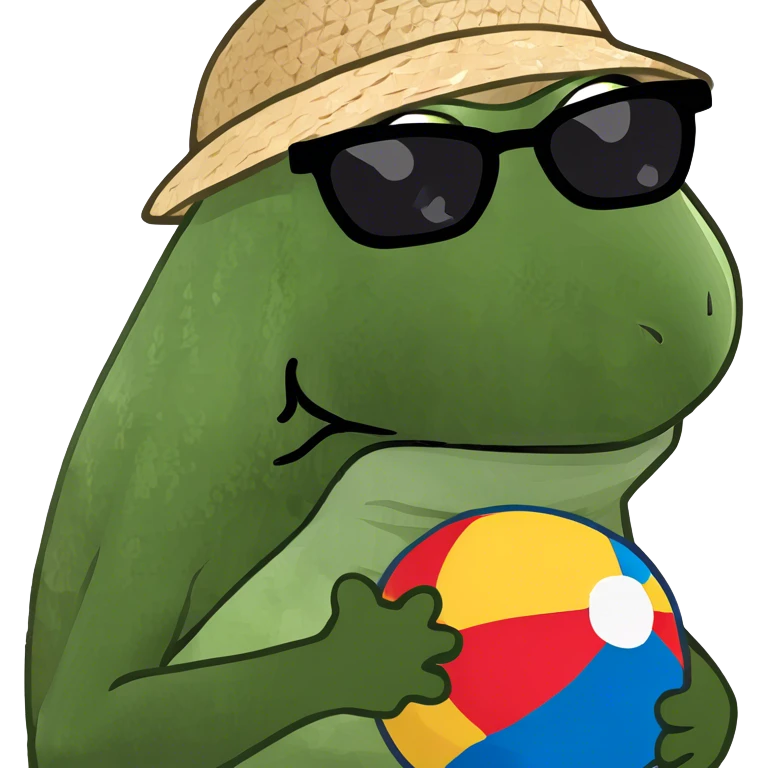 going to the beach emoji