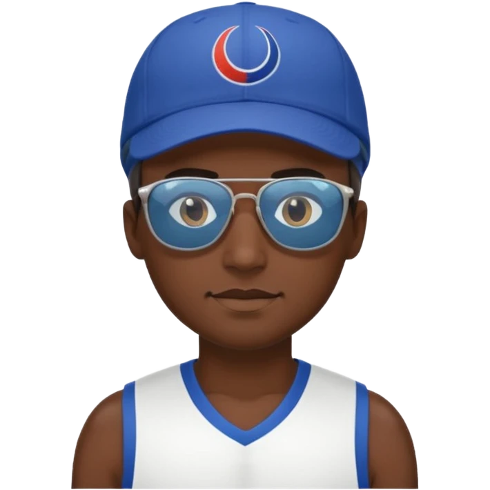 a guy in a sports uniform in cap on the turks emoji