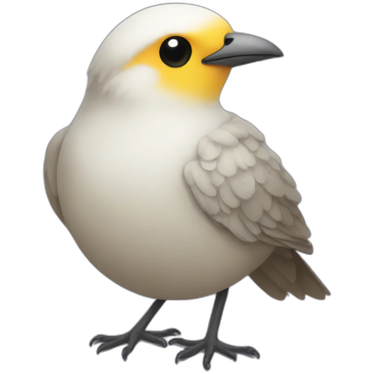bird sits emoji