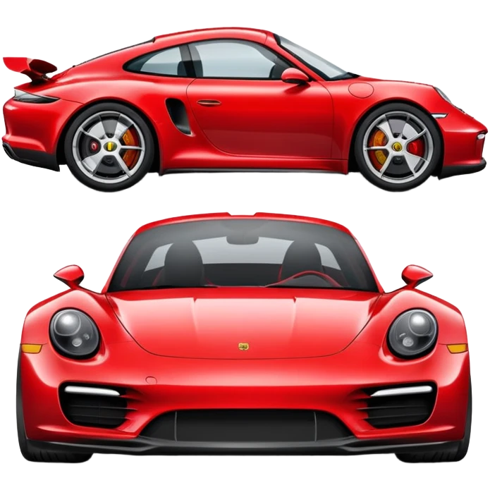 porsche sports car emoji