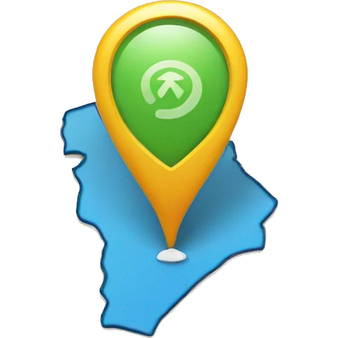 navigation map software marker emoji