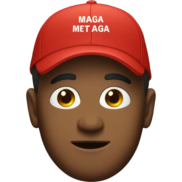 Red MAGA hat emoji