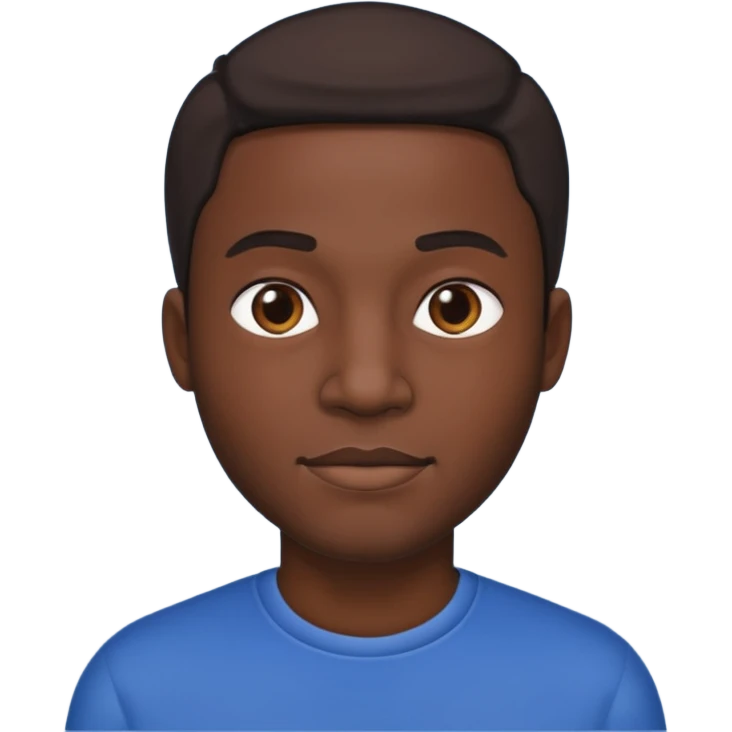 black man emoji