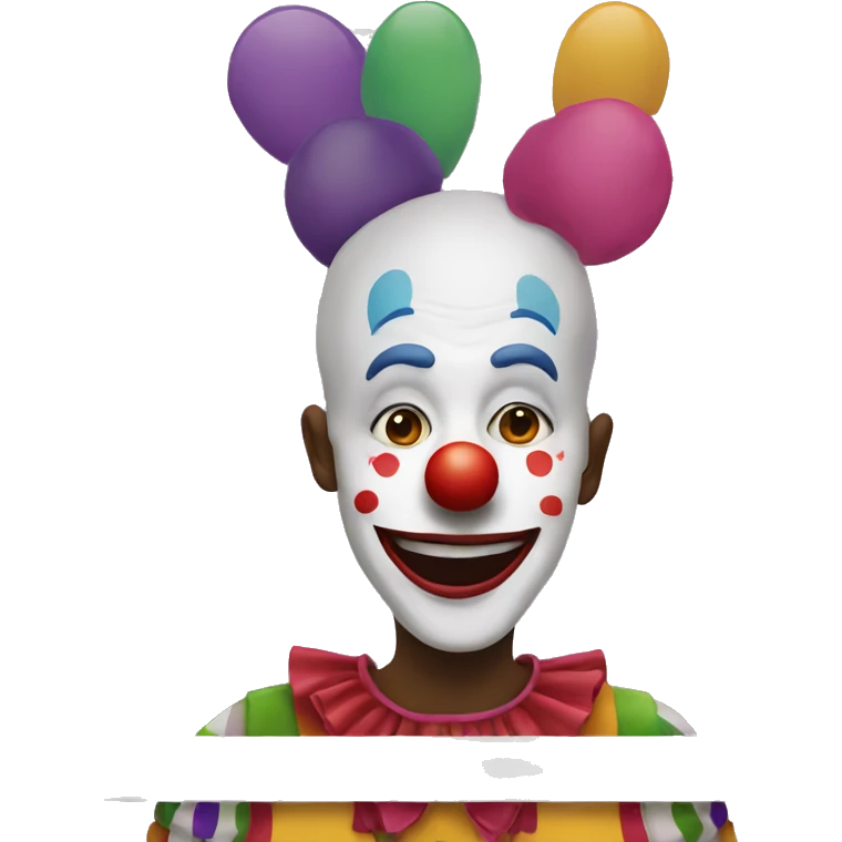 Clown looking in the mirror  emoji