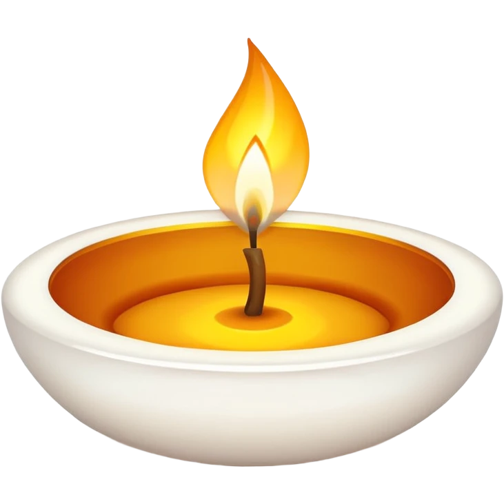White shiny diwali vibe emoji