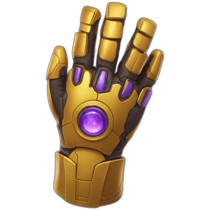 Gants de thanos emoji