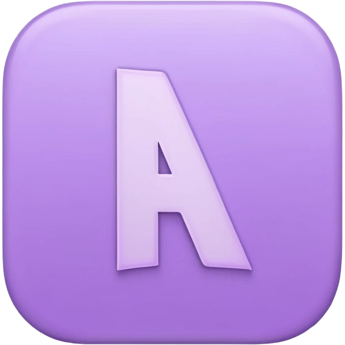 Netflix aesthetic "N" logo in pastel purple emoji