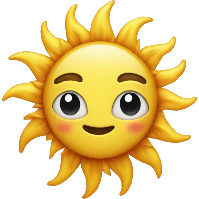 Sun emoji
