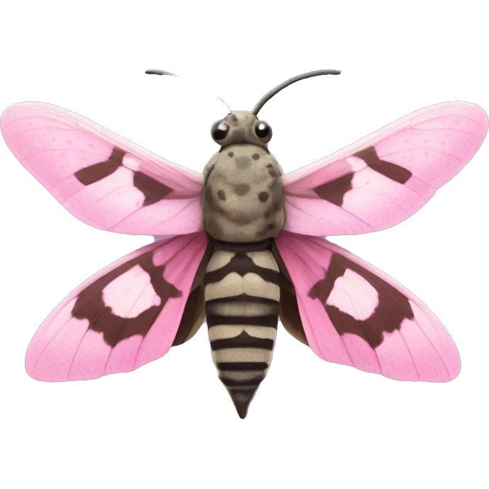 pink-spotted hawkmoth emoji