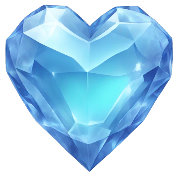 crystal heart emoji