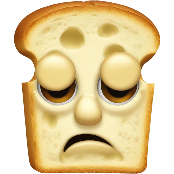 Angry garlic bread emoji