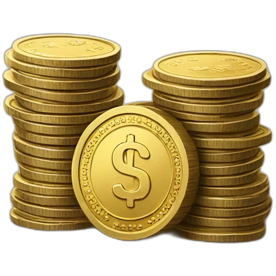 stack of coins emoji