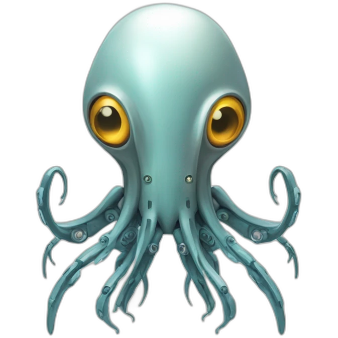 Robot squid ai emoji