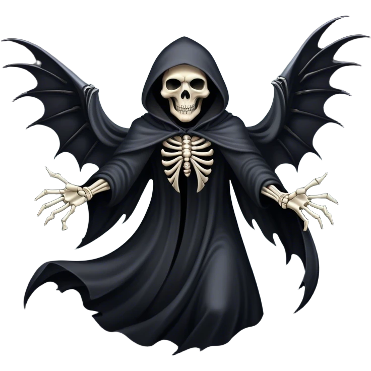 Flying grim reaper  emoji