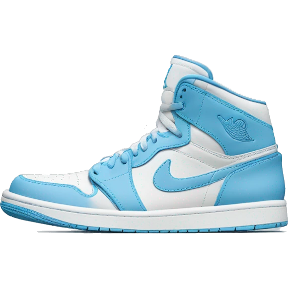 Light blue Jordan’s emoji