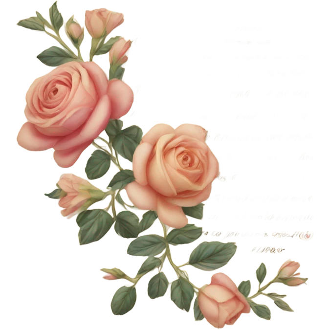 Realistic valentine poetry scroll emoji