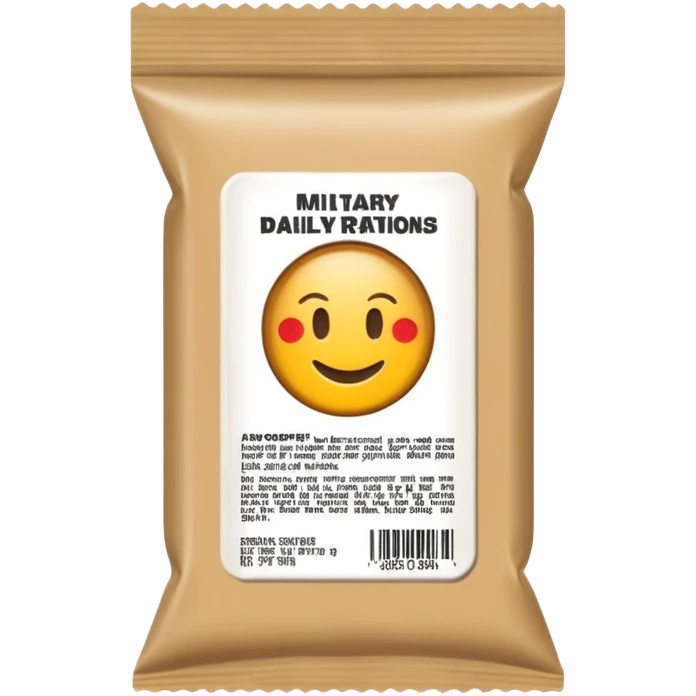 military daily dry rations emoji