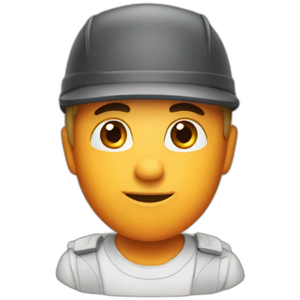 Orange tittle "1" emoji