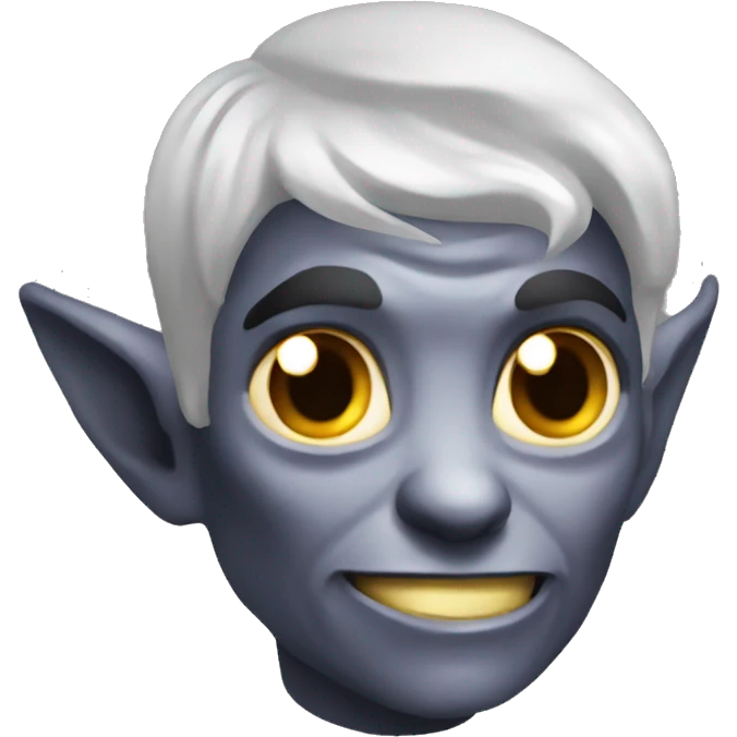Imp evil but halo emoji emoji