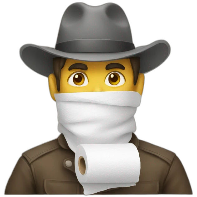 paper towel bandit emoji