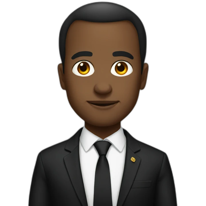 black-macron-president emoji