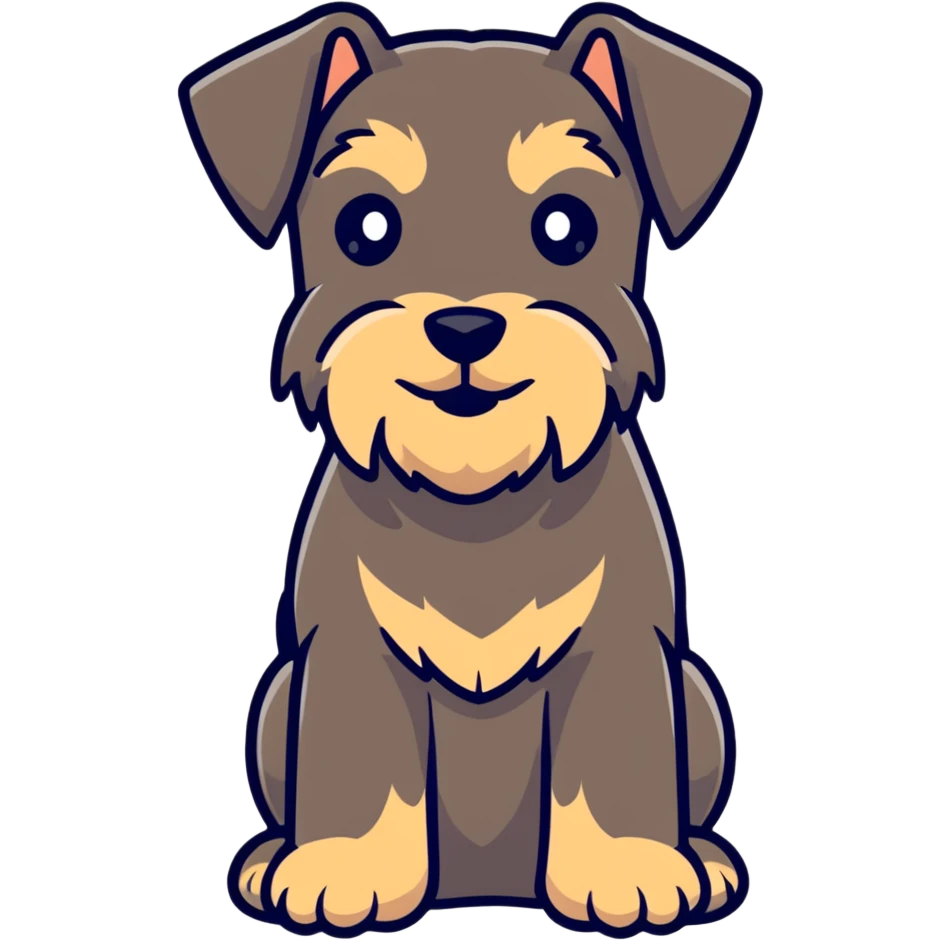 Brown schnauzer  emoji