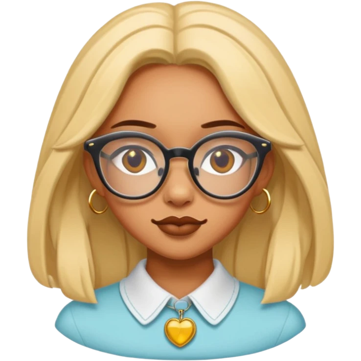 doja cat wear glasses emoji