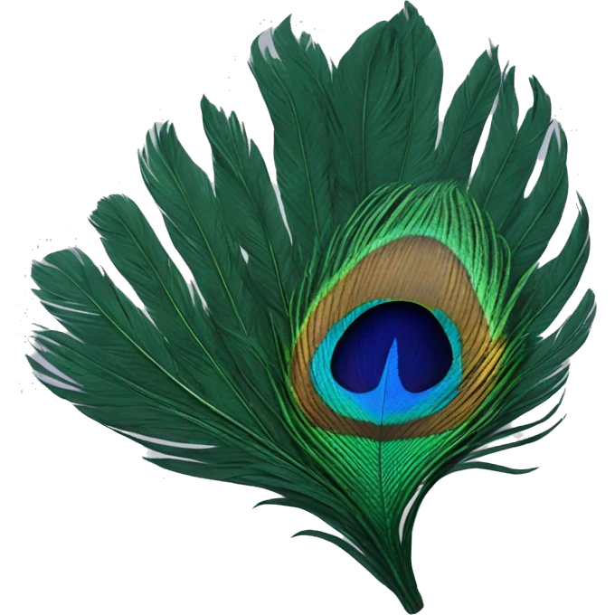 Peacock feather  emoji