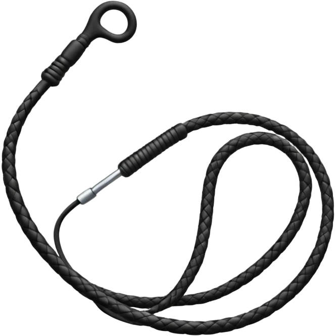 Black sexy whip  emoji