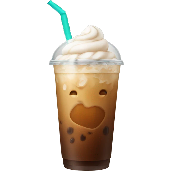 Iced coffee emoji