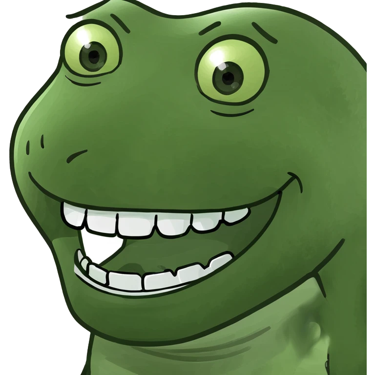 Perfect human smile with teeth  emoji