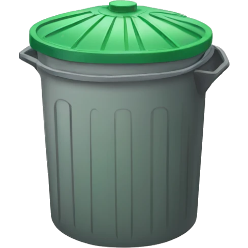 sorting trash can emoji