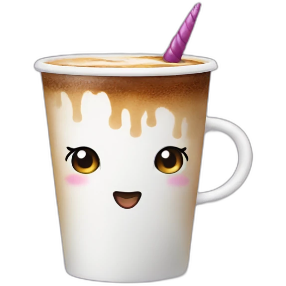 coffe unicorn emoji