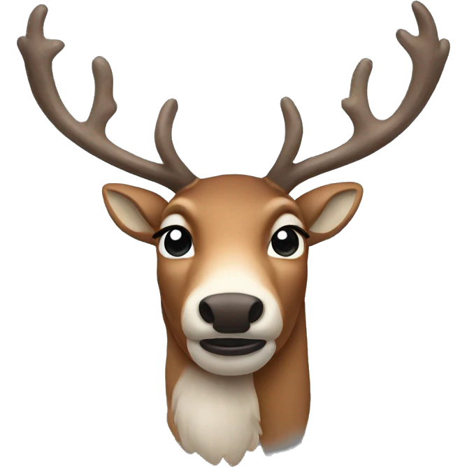 Reindeer emoji