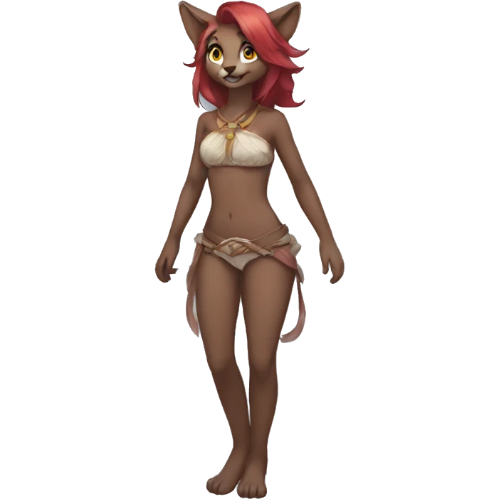 Anthro Sona Full Body emoji