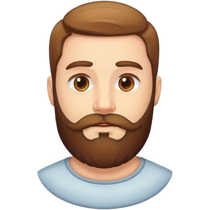realistic male portrait with beard emoji