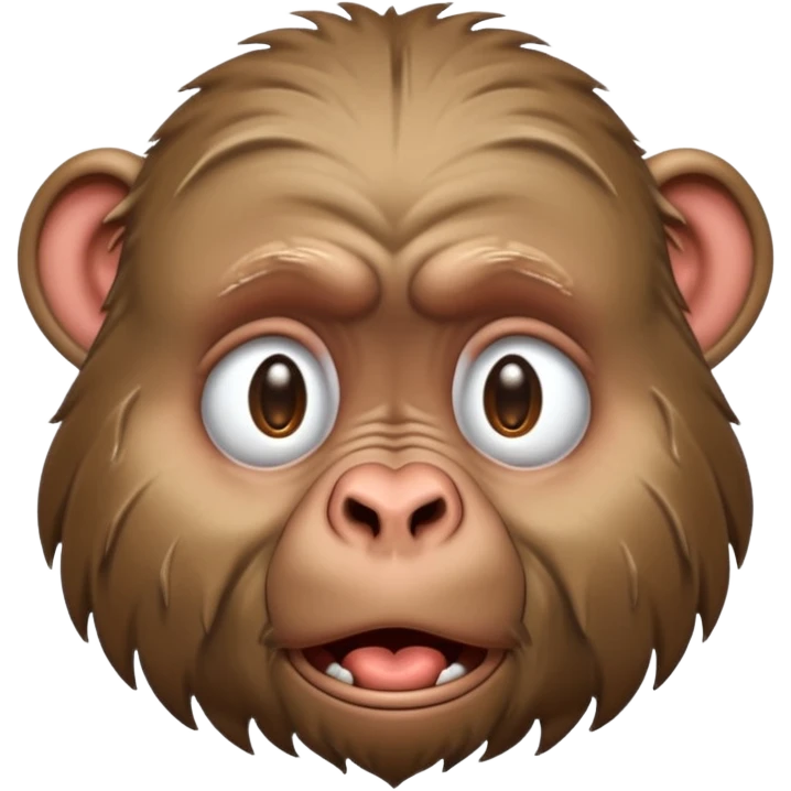 Crying baboon emoji