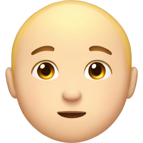 extremely smooth adult baby tired emoji