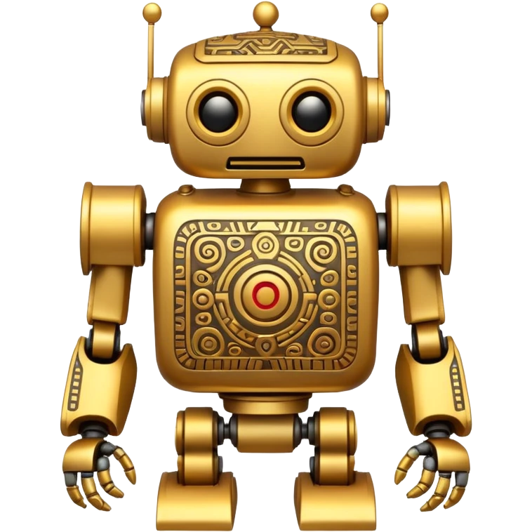 Aztec Robot  emoji