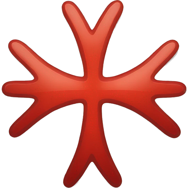 red coloured asterisk emoji