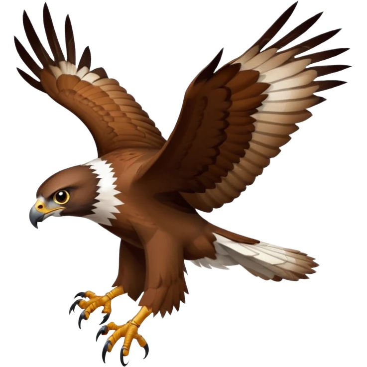 A mountain hawk emoji