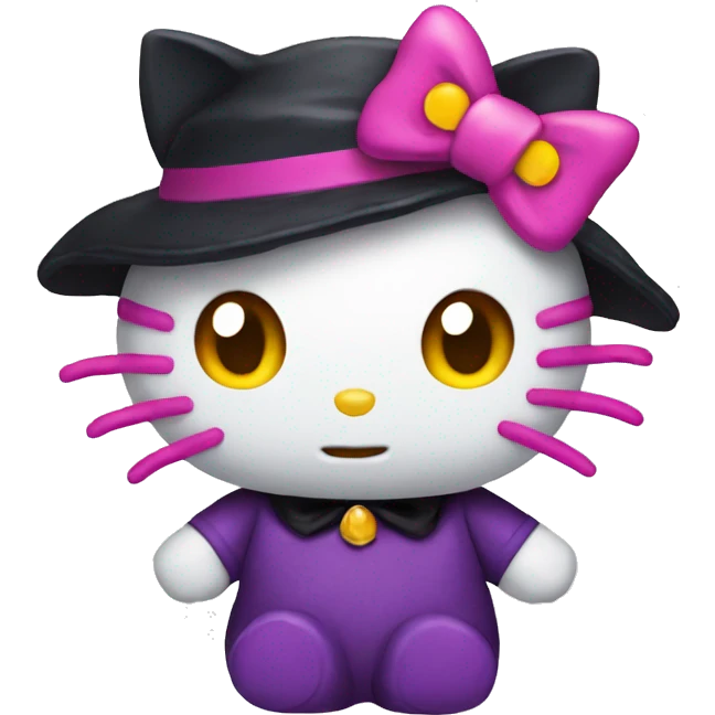 Halloween hello kitty emoji