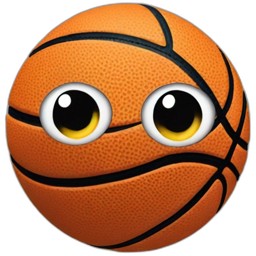 Basketball mit Augen emoji